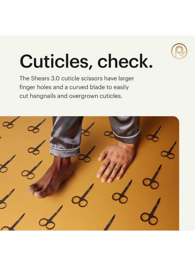 MANSCAPED® Shears 3.0, 5-Piece Precision Men’s Nail Grooming Travel Kit - Image 4