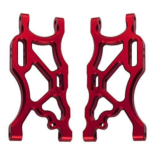Share Goo ShareGoo Aluminum Alloy Rear Lower Swing Arm Rear A Arm Compatible with Arrma 1/7 Limitless Infraction 6S Arrma 1/8 Typhon 6S RC Car (Red) - Image 4