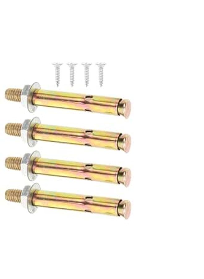 Dooutil Stainless Steel Countersunk Screws And Expansion Bolts Wall Fixing Hardware Fastening Kit 4 Plus 4 Screw Anchor Set For Home Improvement Diy Accessory - Image 1