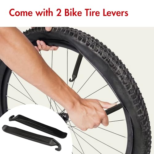 LotFancy 700C Bike Tubes, 2Pcs 700x35/43c Road Bike Tube (35/43-622), 700x35C 700x38C 700x40C 700x42C 700x43C Bicycle Tire Tubes, AV32mm Schrader Valve - Image 5