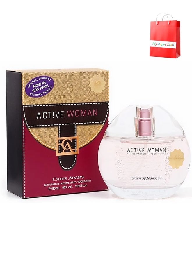 Chris Adams Chris Adams Active Woman Eau De Parfume 80 ML  - Image 1