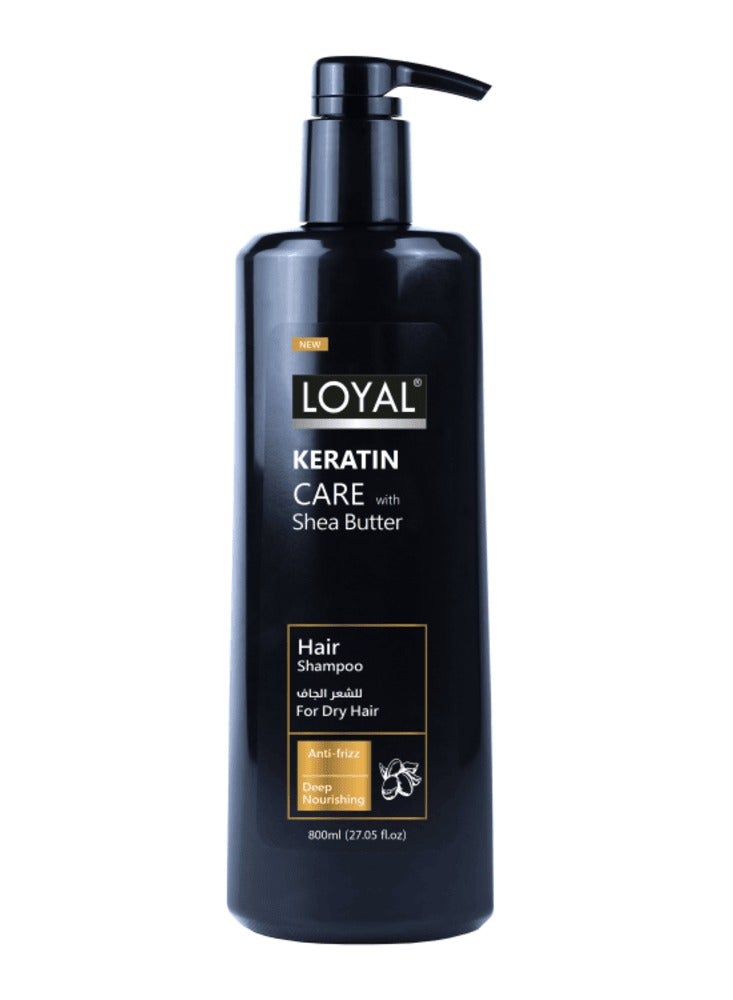 loyal Keratin Care with Shea Butter Hair Shampoo For Dry Hair 800 ml