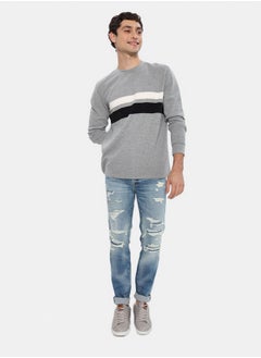 AE Long-Sleeve Striped Thermal T-Shirt