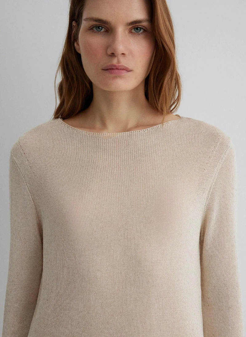 مافي Ecru Sweater