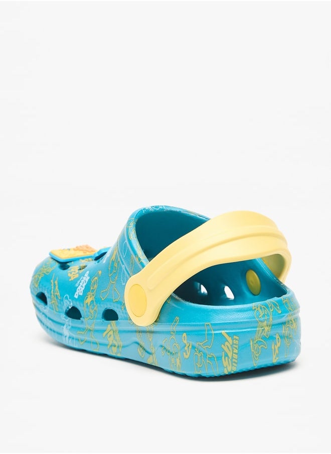 Disney Boys Donald Duck Print Slip-On Clogs  - Image 3
