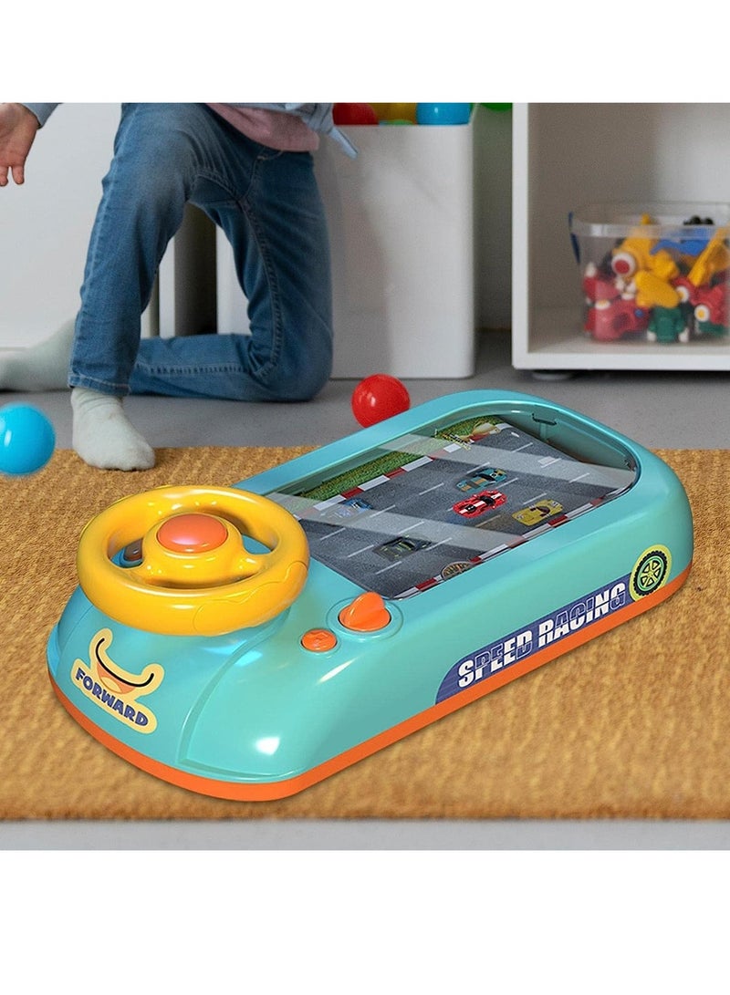 Beauenty Simulation Driving Steering Wheel Musical Steering Wheel Toys for child, Toddler Simulated Driving Racing Car Game with Sound Age 3+ Year Old, Interactive Educational Learning Race Car Toy for Boys - Image 2