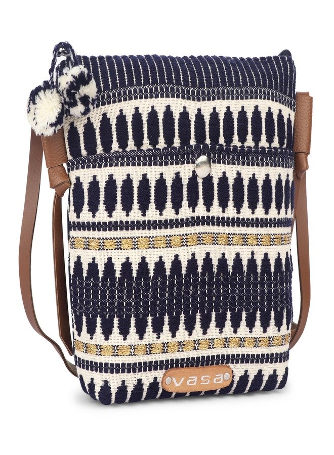 VASA Mini Mobile Navy Blue Sling Bag For Women | Stylish Side Shoulder Crossbody Bags For Girls Daily Use - Image 3