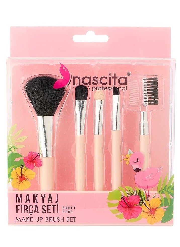 Nascita Makeup Brushes Set 5 Pc's T3  - Image 1