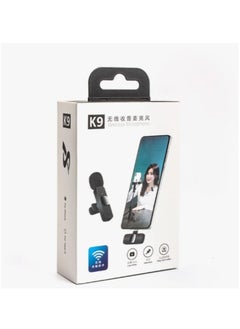 Generic K9 Dual Wireless Microphone For iPhone Devices Professional Microphone For Mobile Phone and Live Broadcast  - Image 3