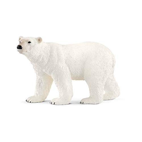 Schleich Wild Life Animal Figurine Animal Toys for Boys and Girls 38 Years Old Polar Bear Ages 3 - Image 1