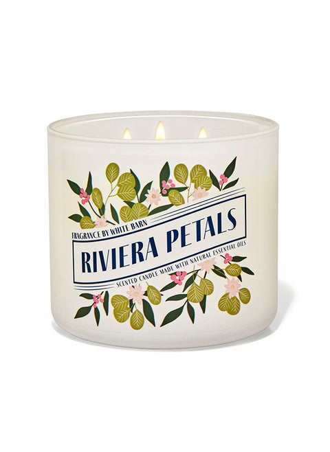 Riviera Petals 3-Wick Candle