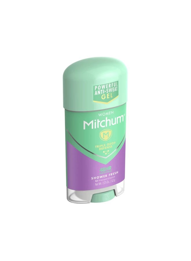 Mitchum Advanced Women Gel Anti-Perspirant & Deodorant, Shower Fresh 2.25 oz (Pack of 2) - Image 4