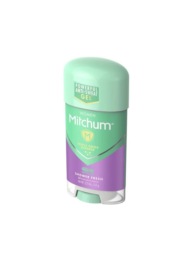 Mitchum Advanced Women Gel Anti-Perspirant & Deodorant, Shower Fresh 2.25 oz (Pack of 2) - Image 5