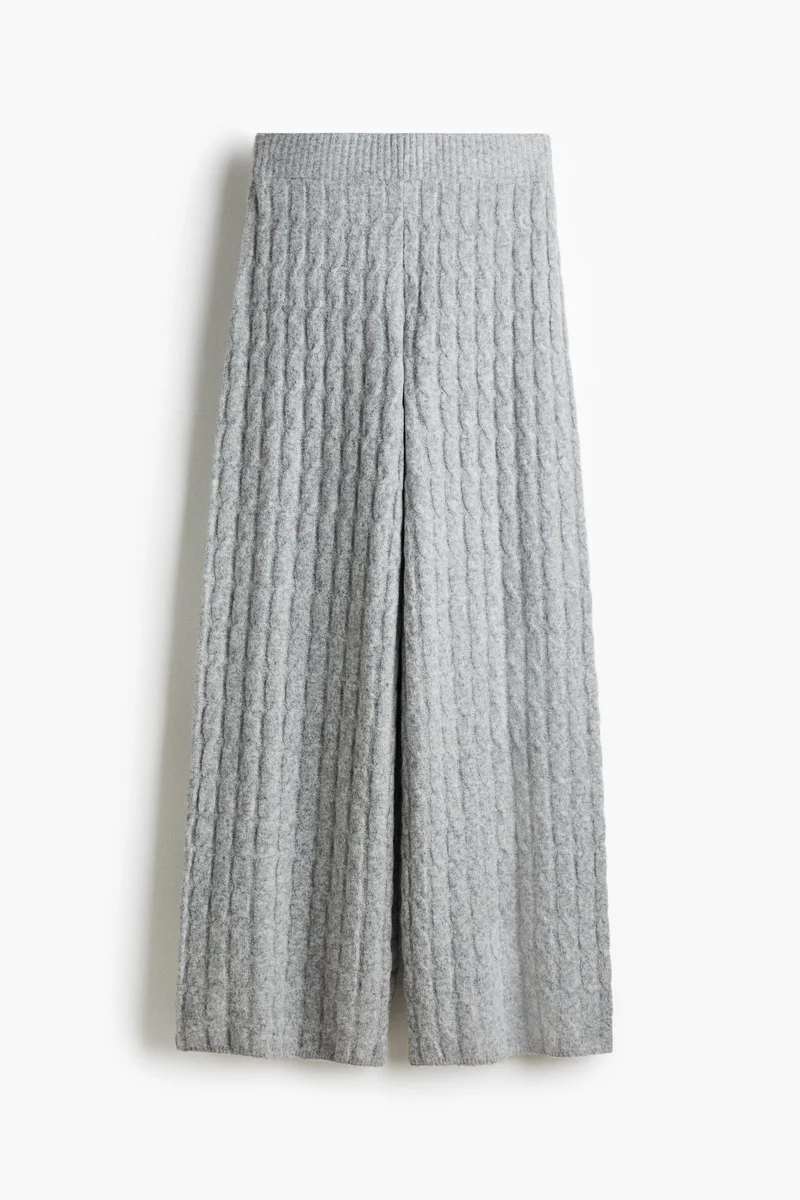H&M Cable-knit trousers