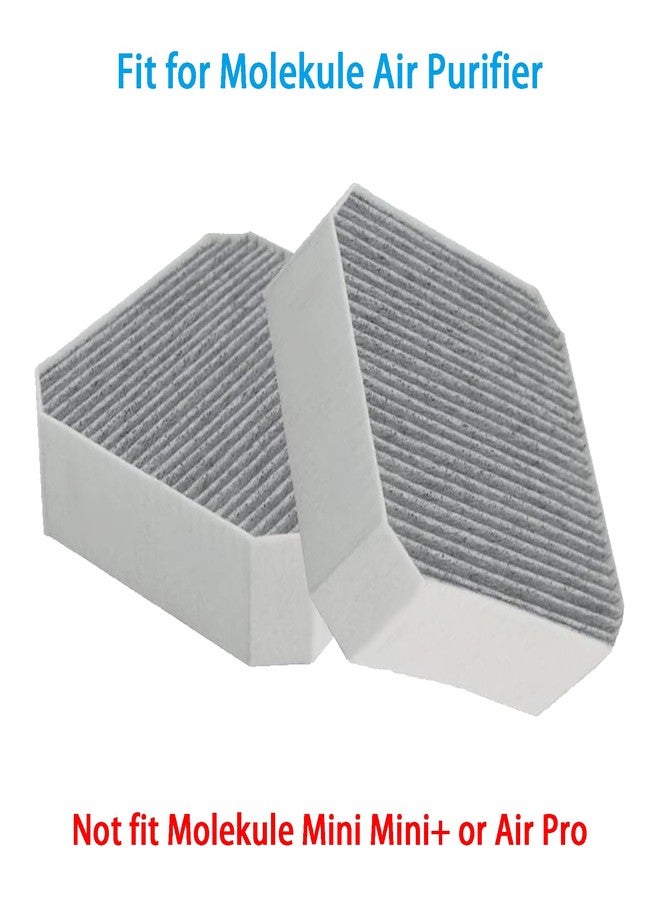 HALIEVE Replacement Filter Compatible with Molekule Air Purifier Carbon Pre-Filter (2 Pack) - Image 2