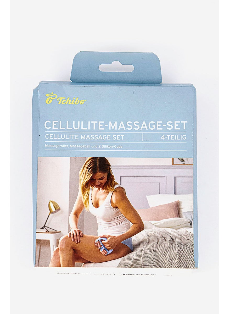 Tchibo - Cellulite Massage Set, Blue  and Pink - Image 1