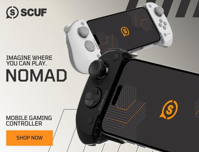 SCUF Elgato Nomad Wireless Iphone Mobile Gaming Controller Customizable Paddles Anti-Drift Thumbsticks Bluetooth 5.0 Connectivity PS Remote, Xbox Game Pass, Apple Arcade, Steam Link White - Image 3
