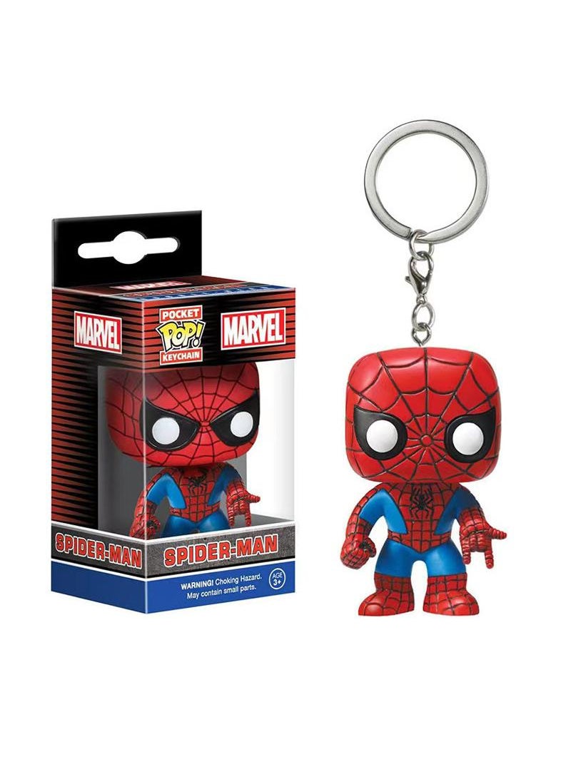 Y&D Spider-Man Keychain Around Spider-Man-Old Spider-Man POP  - Image 1