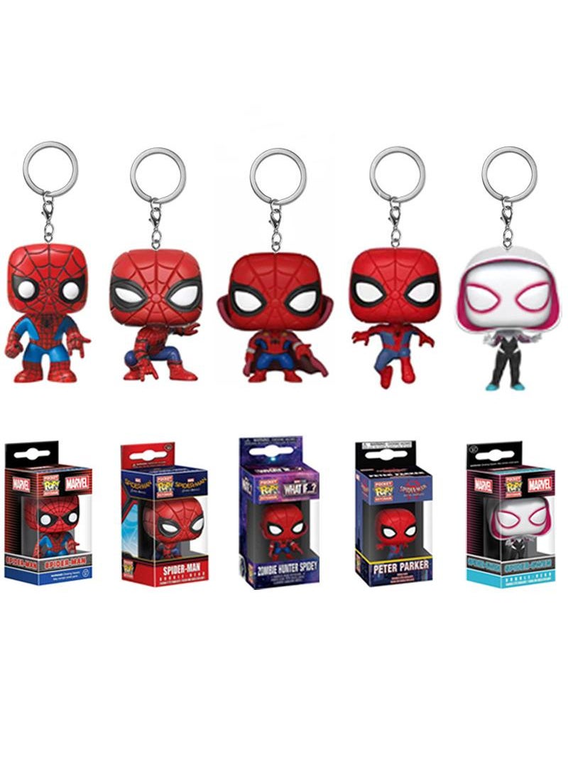 Y&D Spider-Man Keychain Around Spider-Man-Old Spider-Man POP  - Image 2