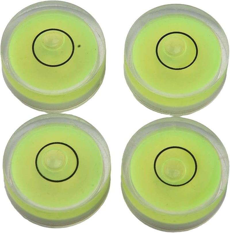 4PCS Transparent Green Bubble Leveler for LP Vinyl Turntable Player Accurate Leveling Tool - Image 3