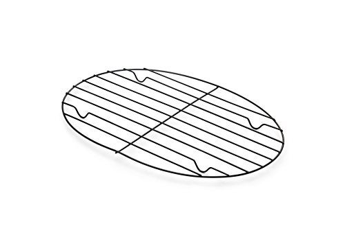 Fox Run - 57213 Fox Run Non-Stick Oval Roasting/Cooling Rack, 11.25 x 8.25 x 0.5 inches, Metallic - Image 2