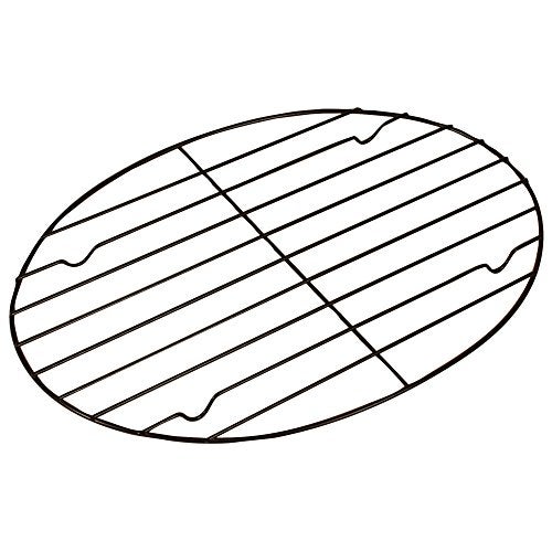 Fox Run - 57213 Fox Run Non-Stick Oval Roasting/Cooling Rack, 11.25 x 8.25 x 0.5 inches, Metallic - Image 1