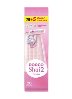 DORCO Shai2 Women Disposable Razor 15+5 