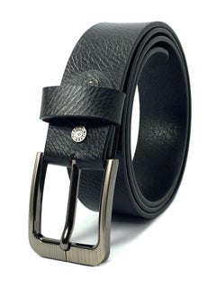Classic Milano Classic Milano Genuine Leather Belt Men - Semi-Casual Men's Belts & Party Wear Belt, Casual Outfits, Gifts - Black & Brown Men’s Leather Belt for Men  - Image 4