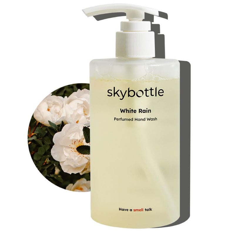 skybottle Liquid Hand Soap with Dispenser for Kitchen and Bathroom, Nourishing for Dry Skin, Hand Ritual, Luxury Hand Wash Perfumed with Bergamot, White Rose Scent, Christmas Gift, 10.1 Fl. Oz - Image 1