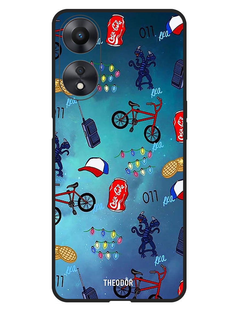 Theodor Protective Case Anti Scratch Shock Proof Bumper Cover For Oppo A1 5G Stranger Things - Image 1