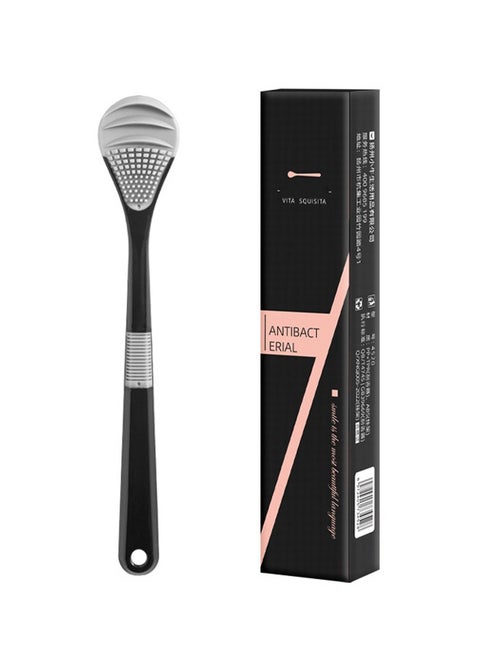 Tongue Cleaner Soft Rubber Tongue Scraper with Hanger