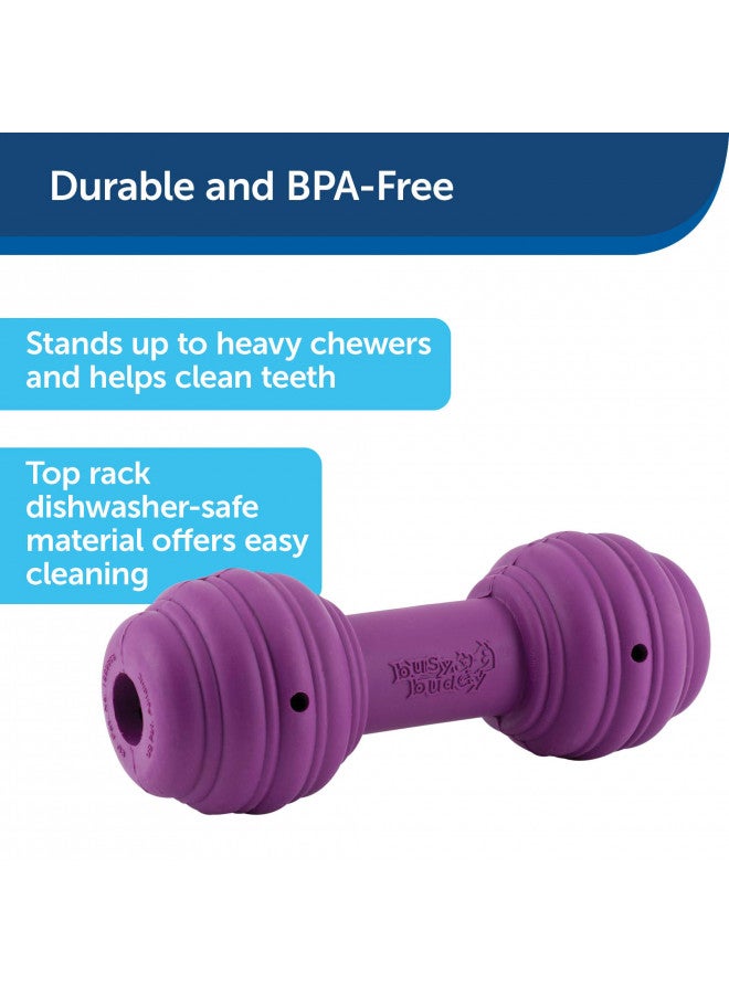 PetSafe Busy Buddy Chuckle Sound Dog Chew Toy - Treat Dispenser, BB-CHK, Purple,Medium/Large - Image 3