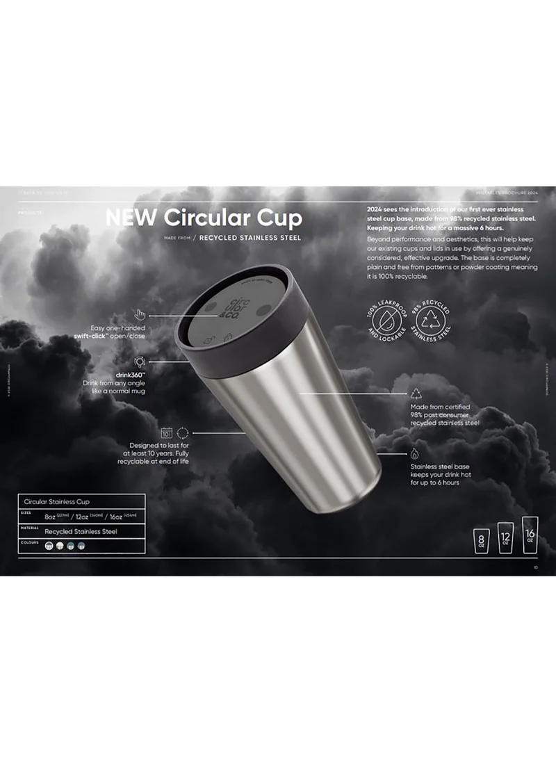 Circular & Co Circular Cup - Recycled Stainless Steel Cup 12oz