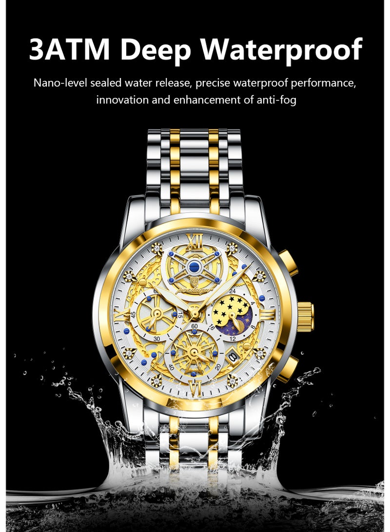 POEDAGAR Men's Watch Fashion Business Watch - Image 2