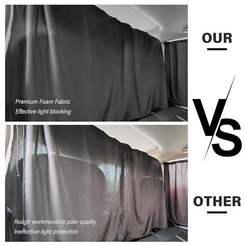Stacool 5PCS Car Window Shades Kit,Car Privacy Window Cover for Light Blocking and Privacy,Universal CCar Sunshade for Baby CCar Accessories Interior for Sleeping Traveling Camping (5PCS) - Image 3