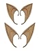 Yilistore 2 Pairs Elf Ear Cuffs Pixie Dress Up Costume Soft Pointed Goblin EarsMasquerade Accessories Halloween Elven Vampire Fairy Ears Deep Color - Image 3