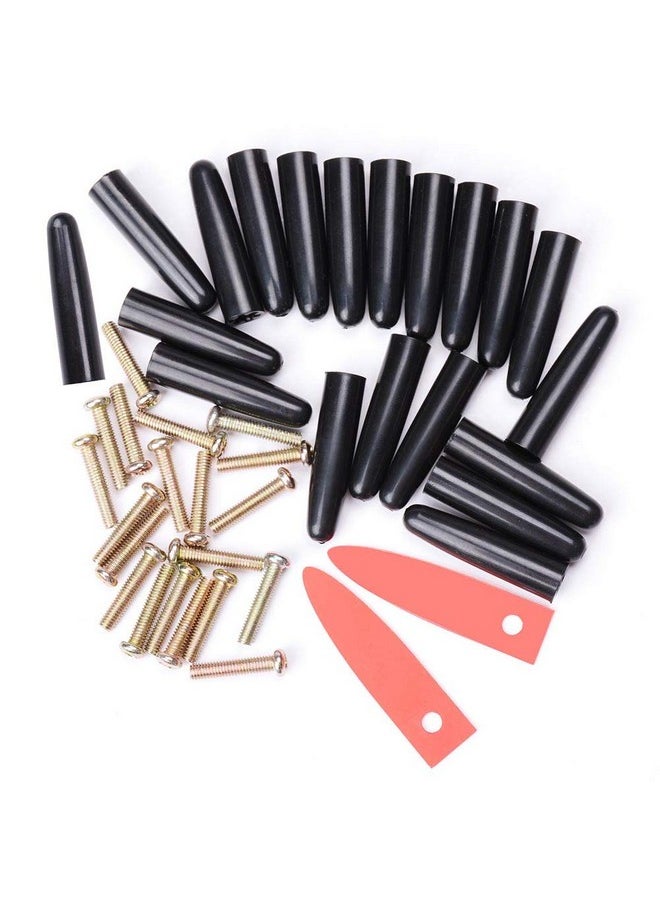 WinSpin - Spinning Wheel Red Pointer Pegs & Nuts Replacement Kit Prize Wheel Replacement Parts For Game Tradeshow Carnival (20 Pegs 20 Nuts And 2 Pointers) - Image 1