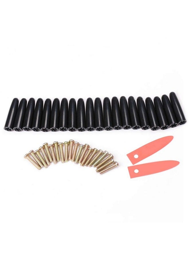 WinSpin - Spinning Wheel Red Pointer Pegs & Nuts Replacement Kit Prize Wheel Replacement Parts For Game Tradeshow Carnival (20 Pegs 20 Nuts And 2 Pointers) - Image 1