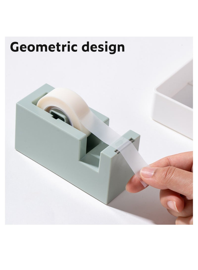 NUSIGN 1-Piece Tape Dispenser For Tapes Upto 18mm White - Image 3