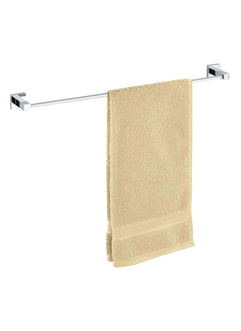 Wenko - Wenko Uno San Remo Power-Loc No-Drill Attachment Rust-Proof Chrome Towel Rail - Image 1