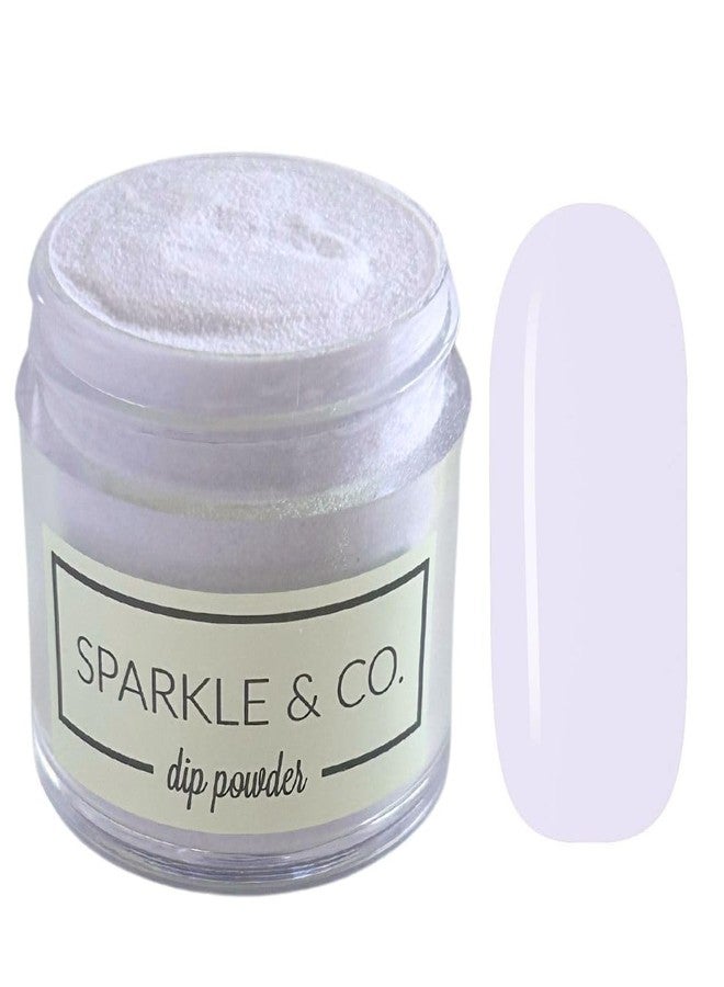 Sparkle & Co. مساحيق دبس سباركل وشركاه - dp.339 حليب لافندر (لافندر بنفسجي باهت) 1 أونصة جرة مسحوق دبس لمانيكير DIY لون ربيعي، لا حاجة لمصباح - Image 1
