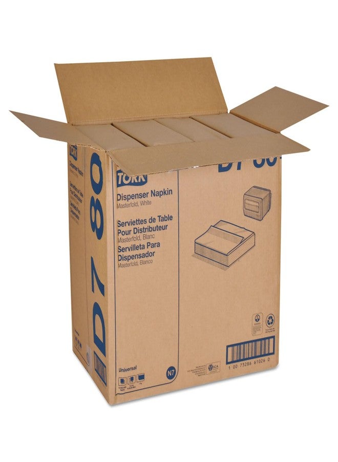 Tork Universal Masterfold Dispenser Napkin, D780, White, 12 rolls, 500 napkins - Image 4