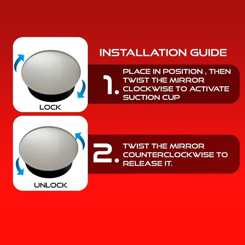 Utopicar Blind Spot Rearview Car Mirror - 2 Pack - Image 4