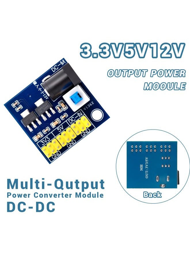 hiBCTR 5 Pieces of DC-DC Power Modules for Converting from 12V to 3.3V and 5V, with Multiple Output Voltages of 3.3V, 5V and 12V. - Image 5