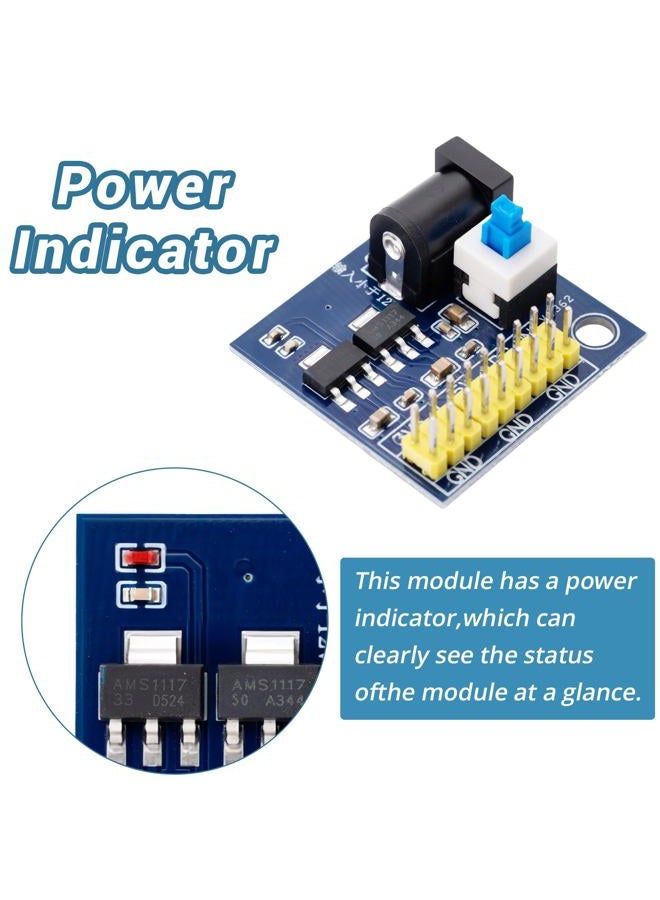hiBCTR 5 Pieces of DC-DC Power Modules for Converting from 12V to 3.3V and 5V, with Multiple Output Voltages of 3.3V, 5V and 12V. - Image 3
