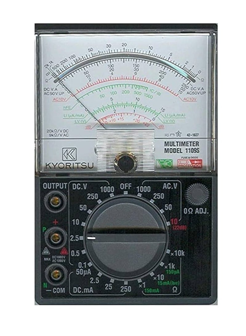 Kyoritsu KEW 1109S High-Precision Analog Multimeter - Image 1