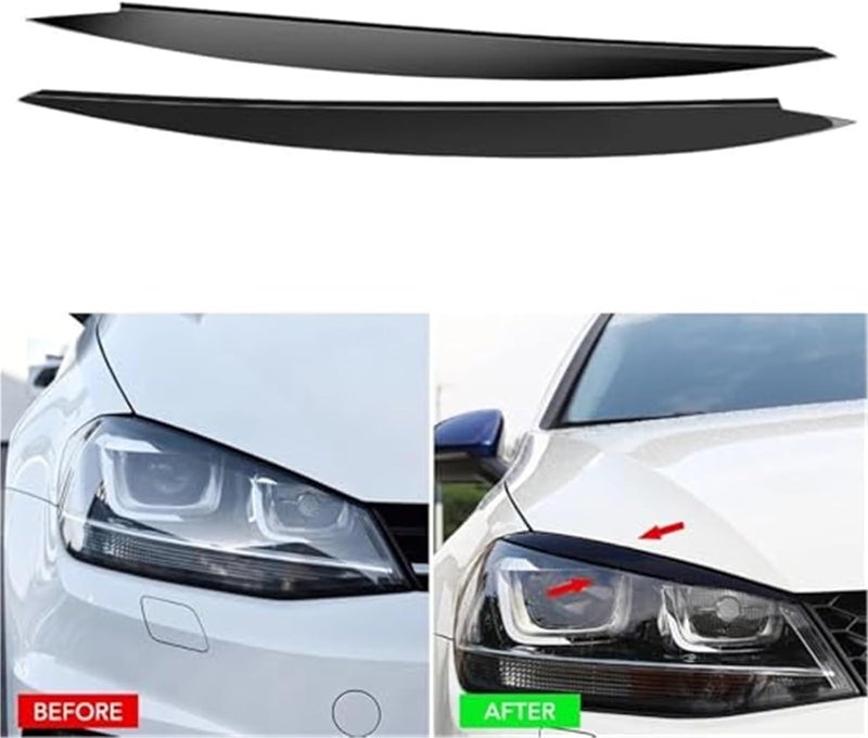Vuzmode Headlight Eyebrow Trim for VW Golf 7 MK7 GTI - Image 5