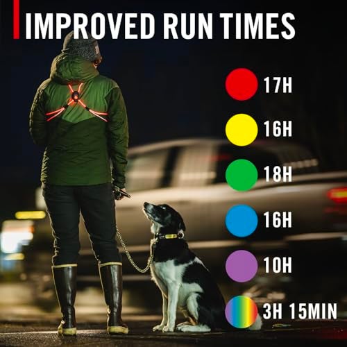 COAST LH150 Version 2.0 Rechargeable LED Hi-Vis Lighted Vest, 6+ Color Modes, Reflective, One Size Fits Most with *New & Improved 18 Hour RUNTIME* - Image 2