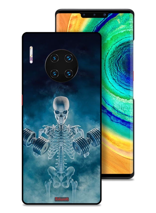 Tolwak Huawei Mate 30 Pro 4G Protective Case Cover No Pain No Gain Pose - Image 1
