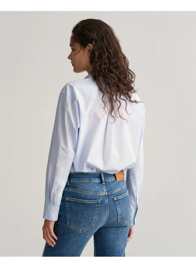 GANT  Gant Relaxed Fit Poplin Shirt for Women | Best Price UAE